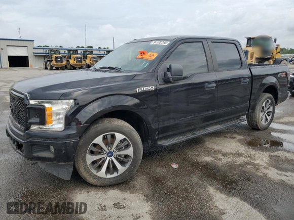 2019 Ford F-150 XL with VIN 1FTEW1CP5KKE28883, listed as a Copart auction lot 54195765 with Not Provided miles and Non Repairable. Bid and sale history available at carsss.com. Image 1.