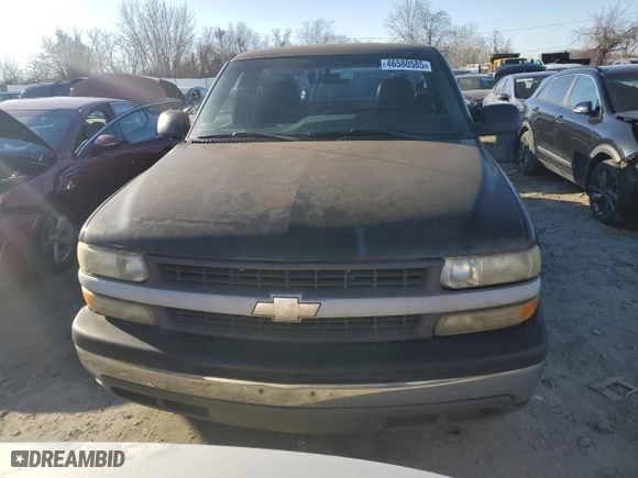 2000 Chevrolet Silverado 1500 with VIN 1GCEC14V0YE395868, listed as a Copart auction lot 46580585 with 208,942 mi miles and Clean Title. Bid and sale history available at carsss.com. Image 5.