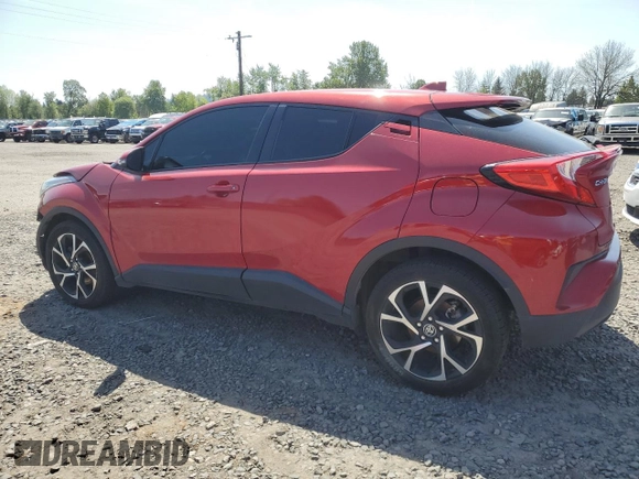 2021 Toyota C-HR LE with VIN JTNKHMBX1M1104530, listed as a Copart auction lot 55358775 with 53,112 mi miles and Salvage Title. Bid and sale history available at carsss.com. Image 2.