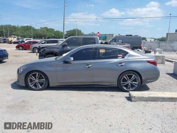 2021 Infiniti Q50 Pure with VIN JN1EV7AP2MM702687, listed as a IAAI auction lot 42132279 with Not provided miles and . Bid and sale history available at DreamBid. Image 13.
