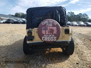 1993 Jeep Wrangler with VIN 1J4FY29S5PP247657, listed as a Copart auction lot 41595585 with 185,962 mi miles and Salvage Title. Bid and sale history available at carsss.com. Image 6.