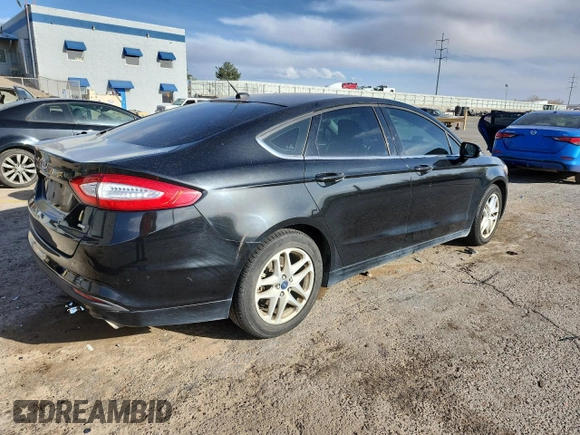 2014 Ford Fusion SE with VIN 1FA6P0H71E5368873, listed as a Copart auction lot 51646235 with 96,916 mi miles and Salvage Title. Bid and sale history available at DreamBid. Image 3.