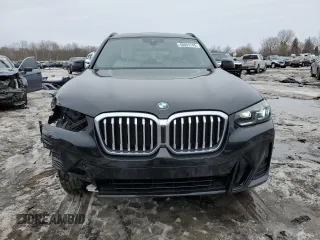 2022 BMW X3 xDrive30i with VIN 5UX53DP09N9K43964, listed as a Copart auction lot 48663145 with 32,306 mi miles and Salvage Title. Bid and sale history available at DreamBid. Image 5.