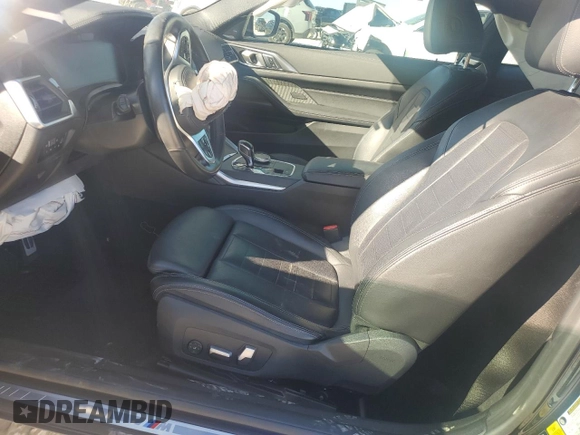 2021 BMW 4 Series M440i xDrive with VIN WBA13AR00MCF42708, listed as a Copart auction lot 85900144 with Not Provided miles and Salvage Title. Bid and sale history available at DreamBid. Image 7.