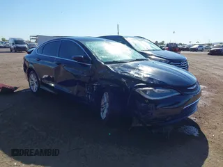 2015 Chrysler 200 Limited with VIN 1C3CCCAB5FN689779, listed as a IAAI auction lot 42103563 with 106,845 mi miles and . Bid and sale history available at DreamBid. Image 1.