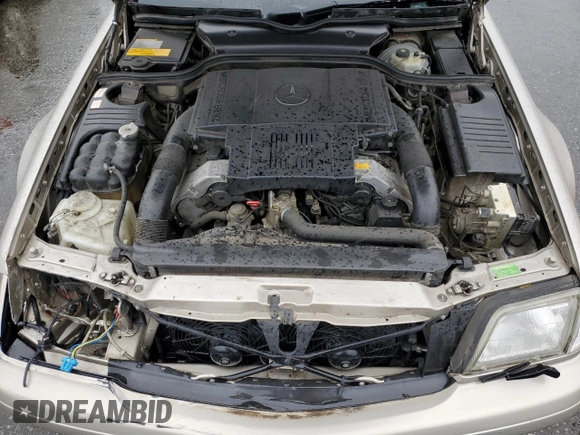 1996 Mercedes-Benz SL 500 z VIN WDBFA67FXTF133854, wystawiony jako Copart lot #48659595 z przebiegiem 117 804 mil mil oraz Szkoda całkowita • Salvage title. Historia ofert i sprzedaży dostępna na DreamBid. Obrazek 11.