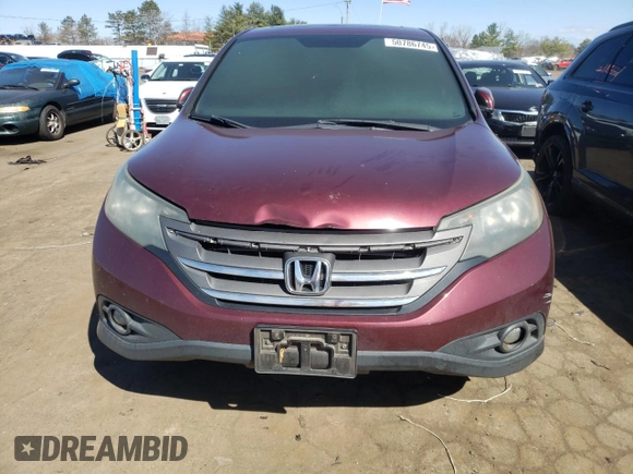 2013 Honda CR-V EX with VIN 5J6RM4H52DL047497, listed as a Copart auction lot 50786745 with 144,085 mi miles and Salvage Title. Bid and sale history available at carsss.com. Image 5.