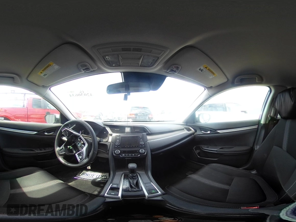 2019 Honda Civic Sedan LX with VIN 2HGFC2F61KH536965, listed as a IAAI auction lot 42030634 with 1 mi miles. Bid and sale history available at carsss.com. Image 18.