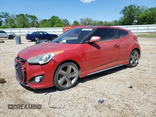 2013 Hyundai Veloster Turbo w/Black Int with VIN KMHTC6AE6DU110501, listed as a Copart auction lot 50275295 with 99,928 mi miles and Clean Title. Bid and sale history available at carsss.com. Image 1.