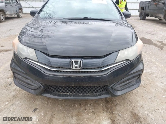 2015 Honda Civic Coupe LX with VIN 2HGFG3B50FH512721, listed as a IAAI auction lot 41835549 with 123,577 mi miles. Bid and sale history available at carsss.com. Image 12.