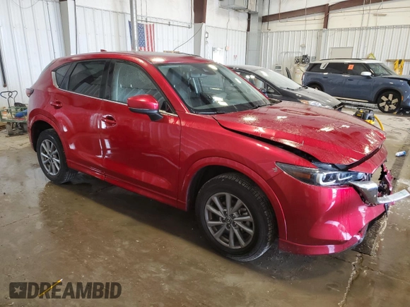 2024 Mazda CX-5 S Carbon Edition z VIN JM3KFBCL5R0418602, wystawiony jako Copart lot #58532005 z przebiegiem 10 564 mil mil oraz Szkoda całkowita • Salvage title. Historia ofert i sprzedaży dostępna na DreamBid. Obrazek 4.