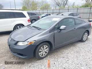 2012 Honda Civic Cpe LX with VIN 2HGFG3B52CH522131, listed as a IAAI auction lot 42071860 with 172,902 mi miles. Bid and sale history available at carsss.com. Image 2.
