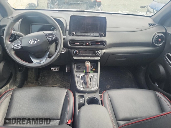 2022 Hyundai Kona Limited with VIN KM8K5CA36NU799153, listed as a Copart auction lot 43559115 with 51,544 mi miles and Clean Title. Bid and sale history available at DreamBid. Image 8.