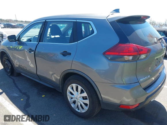 2017 Nissan Rogue S with VIN JN8AT2MV1HW013821, listed as a IAAI auction lot 42063877 with 100,025 mi miles. Bid and sale history available at carsss.com. Image 3.