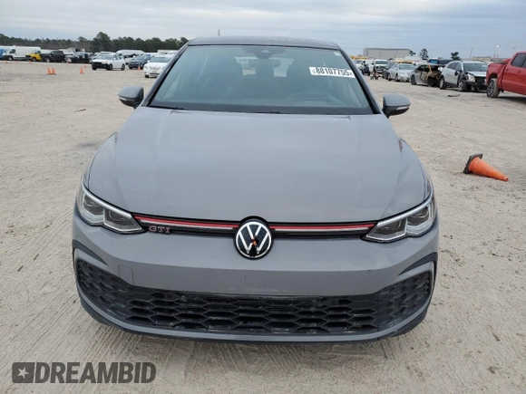 2023 Volkswagen Golf GTI Autobahn with VIN WVW6A7CD9PW117775, listed as a Copart auction lot 88107755 with 9,857 mi miles and Non Repairable. Bid and sale history available at carsss.com. Image 5.