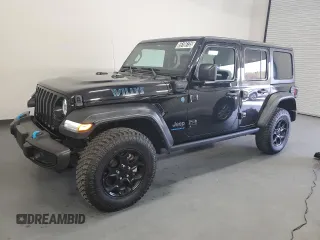 2023 Jeep Wrangler z VIN 1C4JJXN60PW661333, wystawiony jako Copart lot #55106135 z przebiegiem 50 773 mil mil oraz Czysty tytuł • Clean title. Historia ofert i sprzedaży dostępna na DreamBid. Obrazek 1.