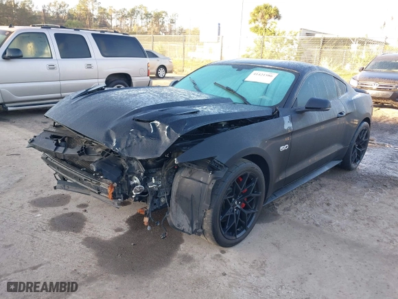 2016 Ford Mustang GT with VIN 1FA6P8CF3G5333090, listed as a IAAI auction lot 41421586 with 1 mi miles. Bid and sale history available at carsss.com. Image 18.