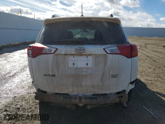 2014 Toyota RAV4 XLE with VIN 2T3RFREV4EW130395, listed as a Copart auction lot 47382795 with 0 mi miles and Salvage Title. Bid and sale history available at carsss.com. Image 6.