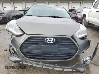 2015 Hyundai Veloster Turbo with VIN KMHTC6AE0FU221208, listed as a Copart auction lot 86242934 with 118,982 mi miles and Salvage title. Bid and sale history available at DreamBid. Image 5.