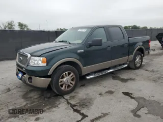 2006 Ford F-150 XLT with VIN 1FTPW12V26FA82900, listed as a Copart auction lot 51166115 with 118,630 mi miles and Salvage Title. Bid and sale history available at carsss.com. Image 1.
