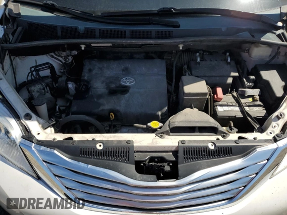 2012 Toyota Sienna XLE with VIN 5TDDK3DC6CS045186, listed as a Copart auction lot 51978615 with 192,105 mi miles and Clean Title. Bid and sale history available at carsss.com. Image 12.
