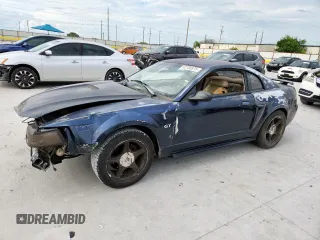 2001 Ford Mustang GT Deluxe with VIN 1FAFP42X01F138018, listed as a Copart auction lot 62784875 with 160,563 mi miles and Salvage title. Bid and sale history available at DreamBid. Image 1.