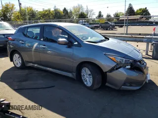 2025 Nissan LEAF S with VIN 1N4AZ1BV6SC557902, listed as a Copart auction lot 72631564 with 1,157 mi miles and Salvage Title. Bid and sale history available at carsss.com. Image 4.