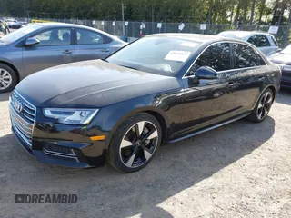 2017 Audi A4 Premium Plus with VIN WAUENAF42HN019863, listed as a IAAI auction lot 42046853 with 112,667 mi miles. Bid and sale history available at carsss.com. Image 2.