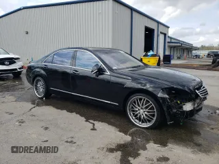2007 Mercedes-Benz S 550 with VIN WDDNG86X87A115685, listed as a Copart auction lot 51022645 with 101,891 mi miles and Salvage Title. Bid and sale history available at DreamBid. Image 4.