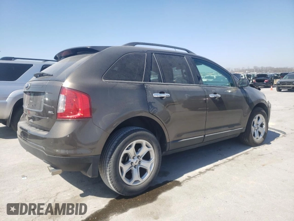 2011 Ford Edge SEL with VIN 2FMDK3JC0BBB37250, listed as a Copart auction lot 48635685 with 117,693 mi miles and Salvage Title. Bid and sale history available at carsss.com. Image 3.