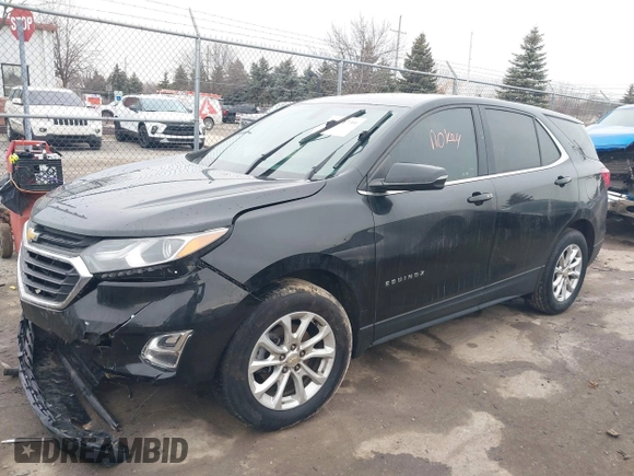 2019 Chevrolet Equinox LT with VIN 2GNAXKEV5K6295081, listed as a IAAI auction lot 41661739 with 122,343 mi miles and . Bid and sale history available at DreamBid. Image 17.