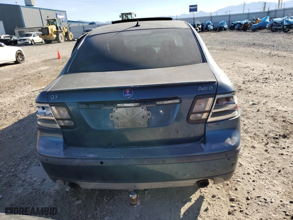 2006 Saab 9-3 Aero with VIN YS3FH46U661125634, listed as a Copart auction lot 77109664 with 0 mi miles and Salvage Title. Bid and sale history available at carsss.com. Image 6.