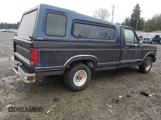 1986 Ford F-150 with VIN 2FTDF15Y2GCB58735, listed as a Copart auction lot 46732215 with 54,401 mi miles and Clean Title. Bid and sale history available at carsss.com. Image 3.