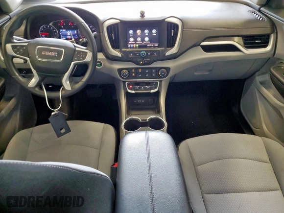 2022 GMC Terrain SLE z VIN 3GKALTEV2NL173695, wystawiony jako Copart lot #62925205 z przebiegiem 106 460 mil mil oraz Czysty tytuł • Clean title. Historia ofert i sprzedaży dostępna na DreamBid. Obrazek 8.