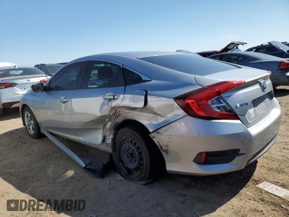 2016 Honda Civic Sedan LX with VIN 2HGFC2F56GH558281, listed as a Copart auction lot 52154715 with 70,092 mi miles and Salvage Title. Bid and sale history available at carsss.com. Image 2.