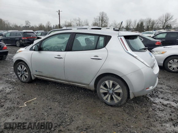 2013 Nissan LEAF S with VIN 1N4AZ0CP8DC408758, listed as a Copart auction lot 46844845 with 71,576 mi miles and Salvage Title. Bid and sale history available at carsss.com. Image 2.