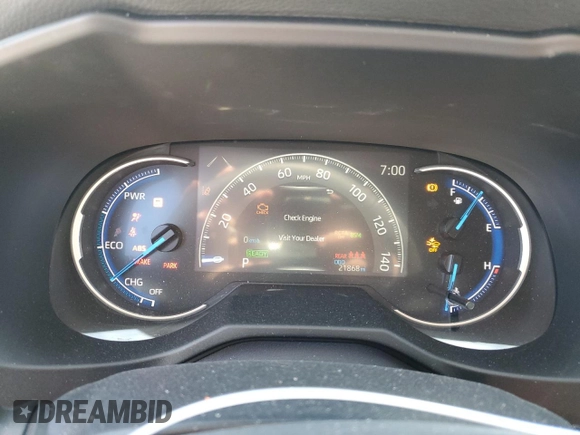 2024 Toyota RAV4 Hybrid XSE with VIN 4T3E6RFV1RU143396, listed as a Copart auction lot 88472855 with 21,868 mi miles and Salvage Title. Bid and sale history available at DreamBid. Image 9.
