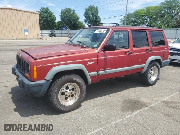 1998 Jeep Cherokee Sport with VIN 1J4FJ68S2WL285432, listed as a Copart auction lot 57183145 with 284,162 mi miles and Clean title. Bid and sale history available at DreamBid. Image 1.