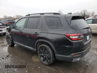 2025 Honda Pilot Black Edition with VIN 5FNYG1H93SB065923, listed as a Copart auction lot 84661244 with 205 mi miles and Salvage Title. Bid and sale history available at carsss.com. Image 2.
