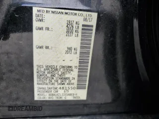 2017 Nissan Altima SL z VIN 1N4AL3AP3HC481550, wystawiony jako Copart lot #50881535 z przebiegiem 100 053 mil mil oraz Szkoda całkowita • Salvage title. Historia ofert i sprzedaży dostępna na DreamBid. Obrazek 12.