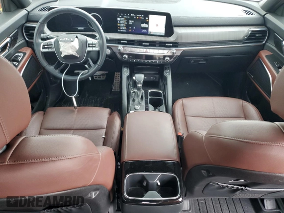 2024 Kia Telluride SX z VIN 5XYP54GC8RG494042, wystawiony jako Copart lot #54714375 z przebiegiem 7 719 mil mil oraz Szkoda całkowita • Salvage title. Historia ofert i sprzedaży dostępna na DreamBid. Obrazek 8.