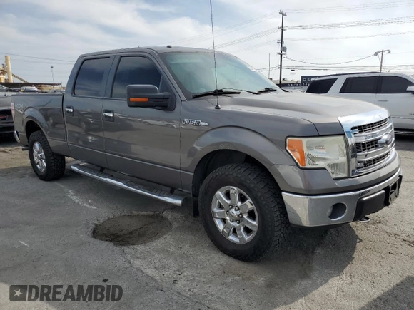 2013 Ford F-150 XL with VIN 1FTFW1EF5DFD98000, listed as a Copart auction lot 53516905 with 292,000 mi miles and Salvage title. Bid and sale history available at DreamBid. Image 4.