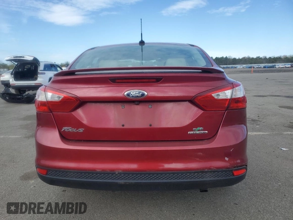 2013 Ford Focus SE with VIN 1FADP3F20DL186110, listed as a Copart auction lot 54915265 with 122,117 mi miles and Salvage Title. Bid and sale history available at carsss.com. Image 6.