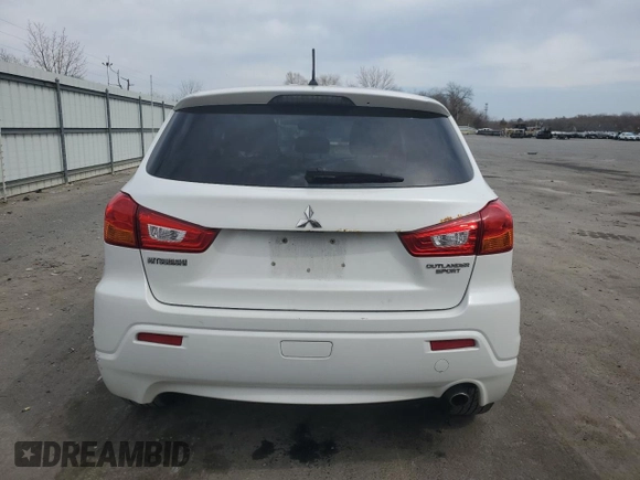 2012 Mitsubishi Outlander Sport SE with VIN JA4AR4AU3CZ010518, listed as a Copart auction lot 48380805 with 142,442 mi miles and Clean Title. Bid and sale history available at carsss.com. Image 6.