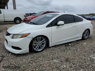 2012 Honda Civic Cpe Si with VIN 2HGFG4A54CH705618, listed as a Copart auction lot 46635875 with 0 mi miles and Clean Title. Bid and sale history available at carsss.com. Image 1.