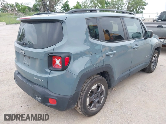 2017 Jeep Renegade Sport z VIN ZACCJAAB9HPF86929, wystawiony jako IAAI lot #42433375 z przebiegiem 218 378 mil mil oraz . Historia ofert i sprzedaży dostępna na DreamBid. Obrazek 4.