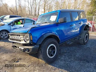 2023 Ford Bronco with VIN 1FMEE5DP4PLB96024, listed as a IAAI auction lot 41805805 with 16,436 mi miles. Bid and sale history available at carsss.com. Image 18.