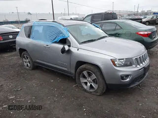 2017 Jeep Compass High Altitude with VIN 1C4NJDEB8HD100971, listed as a IAAI auction lot 42044082 with 94,486 mi miles. Bid and sale history available at carsss.com. Image 1.