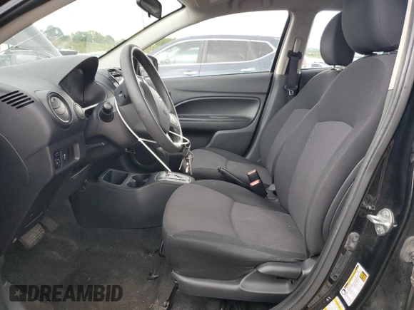 2017 Mitsubishi Mirage ES with VIN ML32A3HJ0HH009317, listed as a Copart auction lot 58759835 with 79,234 mi miles and Non repairable. Bid and sale history available at DreamBid. Image 7.