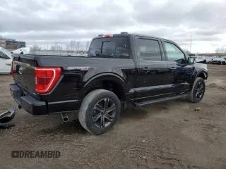 2022 Ford F-150 XL with VIN 1FTEW1EP4NKF10475, listed as a Copart auction lot 48808885 with 61,301 mi miles and Salvage Title. Bid and sale history available at carsss.com. Image 3.